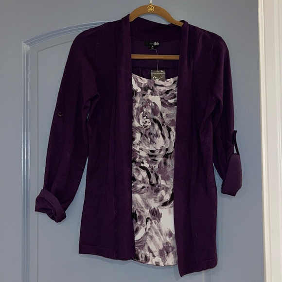 East 5th blouse cardigan 1 piece shirt blouse small NWT - Picture 1 of 7